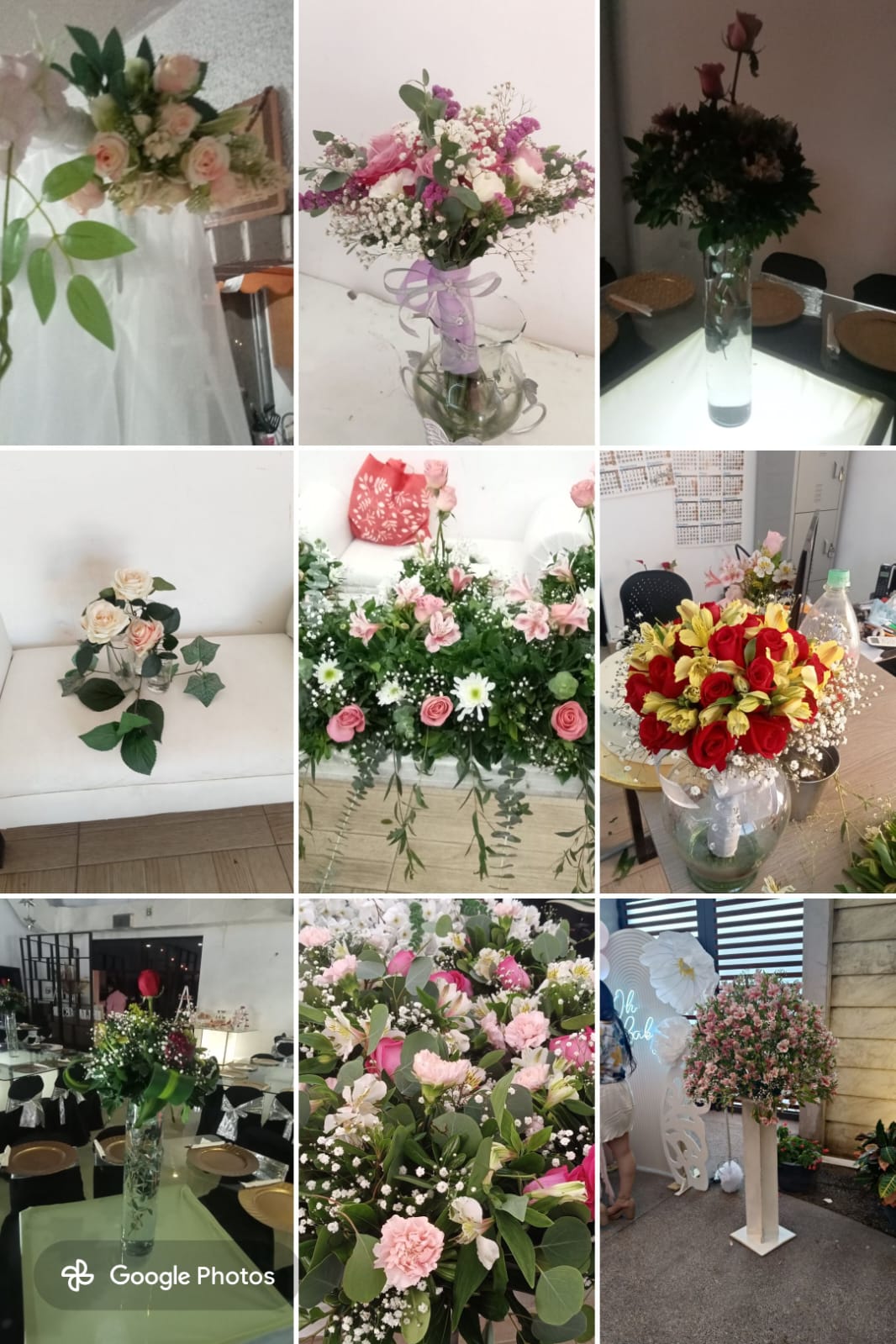 Colección de Ramos y Centros de Mesa Florales